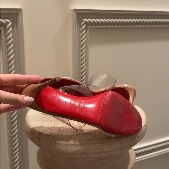 Christian Louboutin Just Nothing 85mm PVC Heel 39 EU AUTHENTIC - Picture 5 of 6